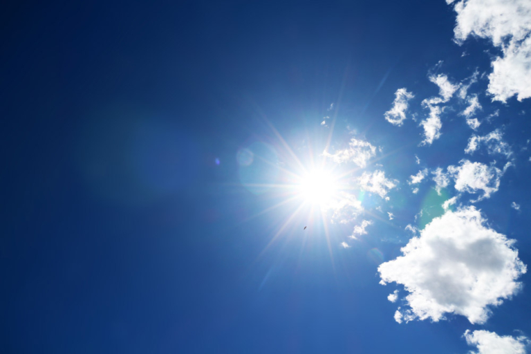 sun in the sky