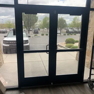 Double Doors with Glass