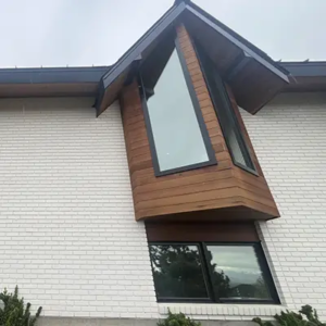 custom residential windows on a brick home